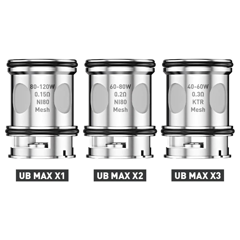 Lost Vape UB Max Series Coils 3pk, centaurus m200 kit